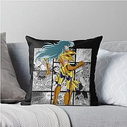 Anime Saint Seiya Knights of the Zodiac Scorpio Milo T Shirt Gold Saints Novelty T-Shirt Pillow