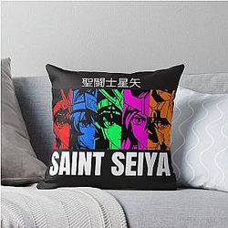 Saint Seiya Bronze Saints Throw Pillow