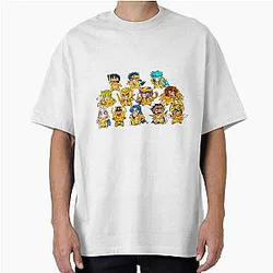 Gold Chibi Saint Seiya Knights of the Zodiac Oversized T-Shirt