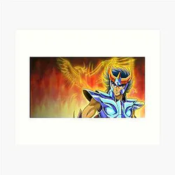 Saint Seiya Knights of the Zodiac Ikki Phoenix Art Print -> Saint Seiya Knights of the Zodiac Ikki Art Print