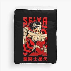Pegasus Seiya Saint Seiya Vintage Anime Design Duvet Cover