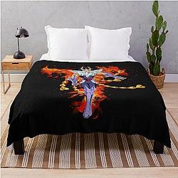 Saint Seiya Phoenix Ikki Throw Blanket