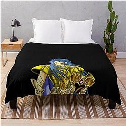 Saint Seiya - Saga Kanon (Knight of the Gemini) Throw Blanket