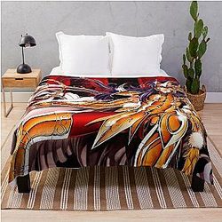 Saint Seiya Knights of the Zodiac Scorpio Mile Throw Blanket