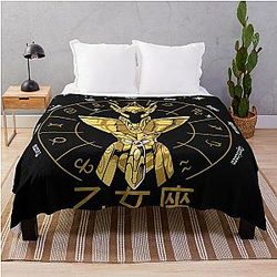 VIRGO CLOTH SHAKA GOLD SAINT SEIYA Throw Blanket