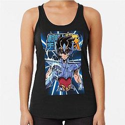 Saint Seiya Chevaliers du Zodiaque Racerback Tank Top