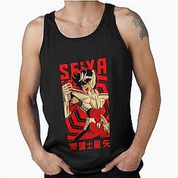 Pegasus Seiya Vintage Anime Design Tank Top