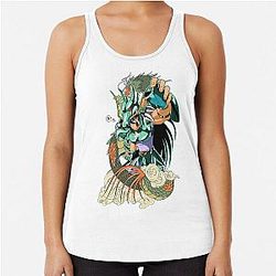 Shiryu Saint Seiya Racerback Tank Top