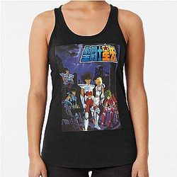 Knights of the Zodiac Saint Seiya 4 Racerback Tank Top