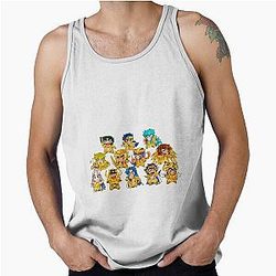 Gold Chibi Saint Seiya Knights of the Zodiac Tank Top