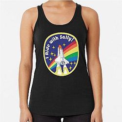 I Ride With Sally Racerback Tank