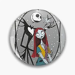 Jack Skellington and Sally The Nightmare Before Christmas Pin