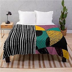 Jack and Sally Nightmare Before Christmas Throw Blanket