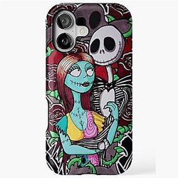 Nightmare Before Christmas Jack Sally iPhone Tough Case