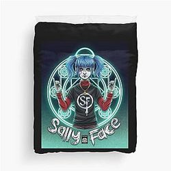 Sally Face Sleeveless Duvet Cover