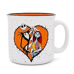 The Nightmare Before Christmas Disney Ceramic Camper Mug Large Coffee Cup for Tea and Beverages Holds 20 Ounces