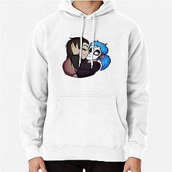 Larry Sally Face Fan Art Funny Pullover Hoodie
