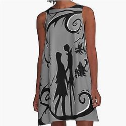 Jack Sally Silhouette A-Line Dress