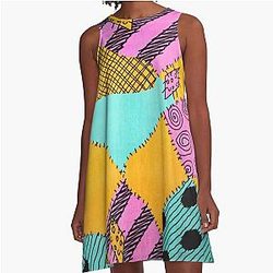 The Nightmare Before Christmas A-Line Dress