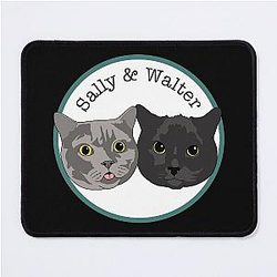 Sally and Walter Mousepad