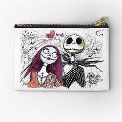 Jack and Sally Zipper Pouch