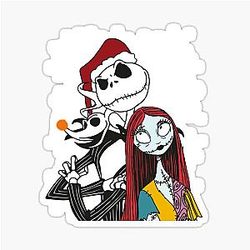 Jack Skellington and Sally - The Nightmare Before Christmas Sticker