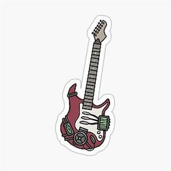 Sally Face Guitar Sticker