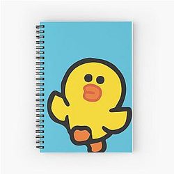 LINE Friends Sally - T-Shirts, Mugs and More / Brown & Cony Friends Spiral Notebook