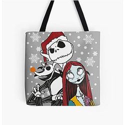 Jack Skellington and Sally - The Nightmare Before Christmas tote bag