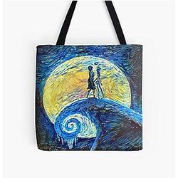 Jack and Sally's Starry Night Tote Bag