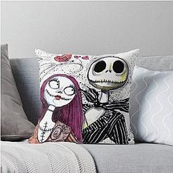 Jack Sally Throw Pillow