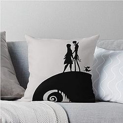 Jack Sally Zero Throw Pillow
