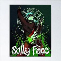 Sally Face Guitar Poster