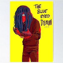 Sally Face The Blue Eyed Demon Poster
