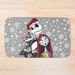 Jack Skellington and Sally - The Nightmare Before Christmas Bath Mat