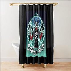 Sally Face Sleeveless Top Shower Curtain