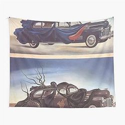 Salvador Dali - CAR AUTOMOBILE Tapestry