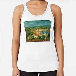 Landscape Near Cadaques 1921 by Salvador Dali Racerback Tank