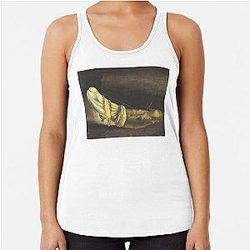 Anthropomorphic Bread by Salvador Dali Racerback Tank