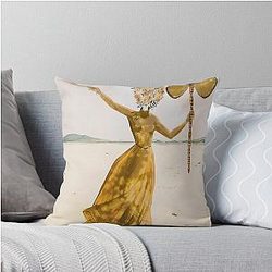 Salvador Dali Wall Butterfly Throw Pillow