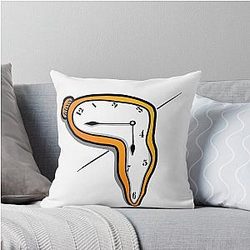 Salvador Dali Clock Throw Pillow