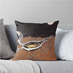 Salvador Dali Original paintings Throw Pillow, Spain 1904-1989