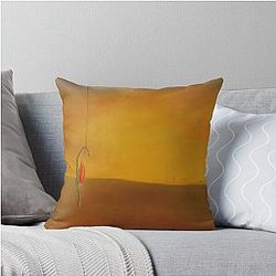 Fried Egg on the Plate 1932 by Salvador Dali Throw Pillow