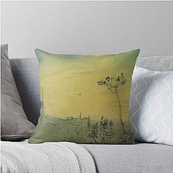 Landscape by Salvador Dali Throw Pillow