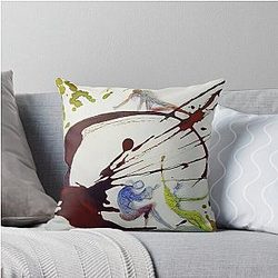 In Principio Deus Creavit 1964 By Salvador Dali Throw Pillow