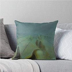 Enigma Unfinished Version of the Three Glorious Enigmas by Salvador Dali Throw Pillow