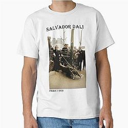 Salvador Dali walking his anteater Classic T-Shirt
