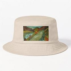 Landscape By Salvador Dali Bucket Hat