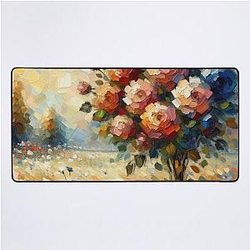 Salvador Dali Flower Desk Mat