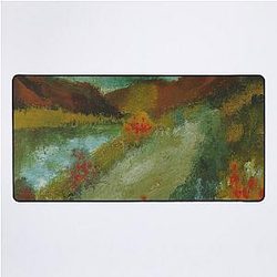 Landscape by Salvador Dali Desk Mat